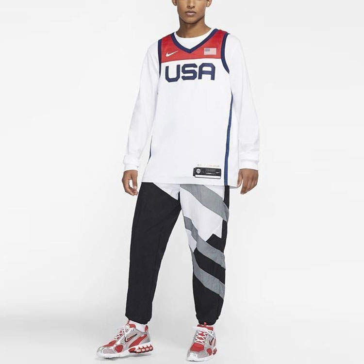 Nike Basketball Jerseys Men’s White Moderate Bib & Brace