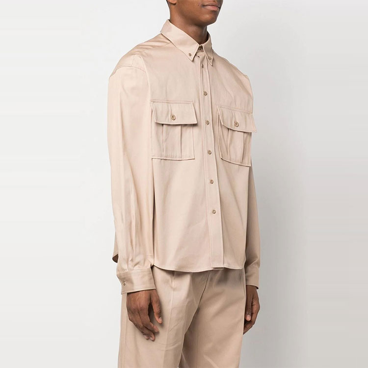 Мужская рубашка Acne Studios (однотонная) — фото 4