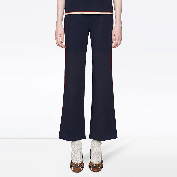 Женские штаны Gucci SS22 (синие) — фото 3