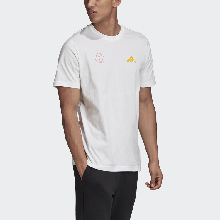 Мужская футболка adidas Snack Photo Tee (белая) — фото 5