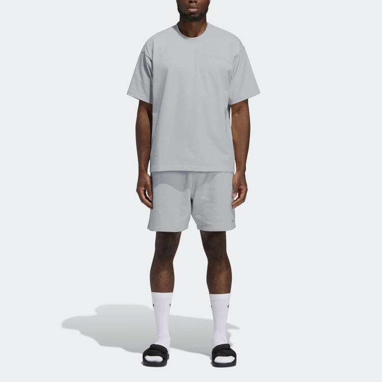 Шорты adidas originals x Pharrell Williams (серые) — фото 5