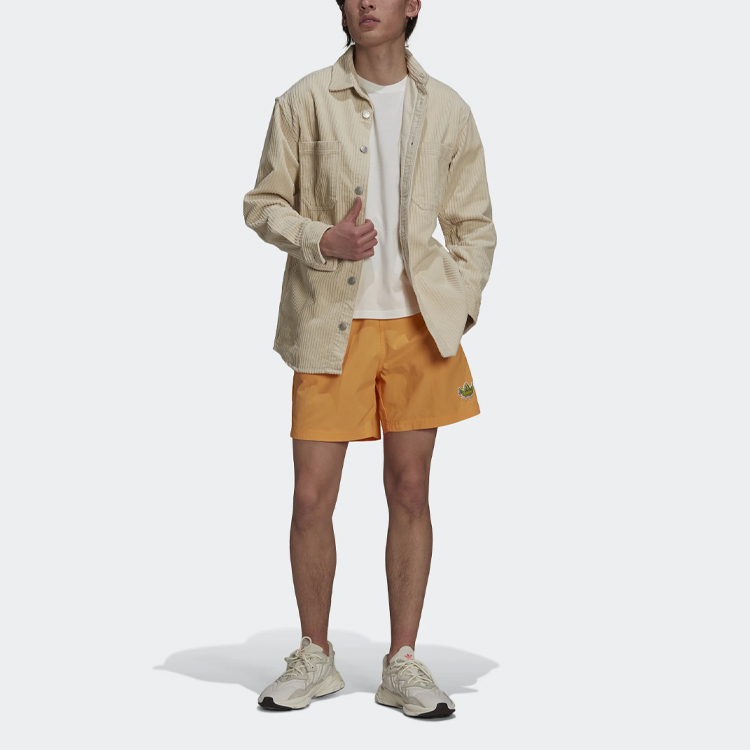 Мужские шорты adidas originals Fruit Shorts (оранжево-желтые) — фото 2