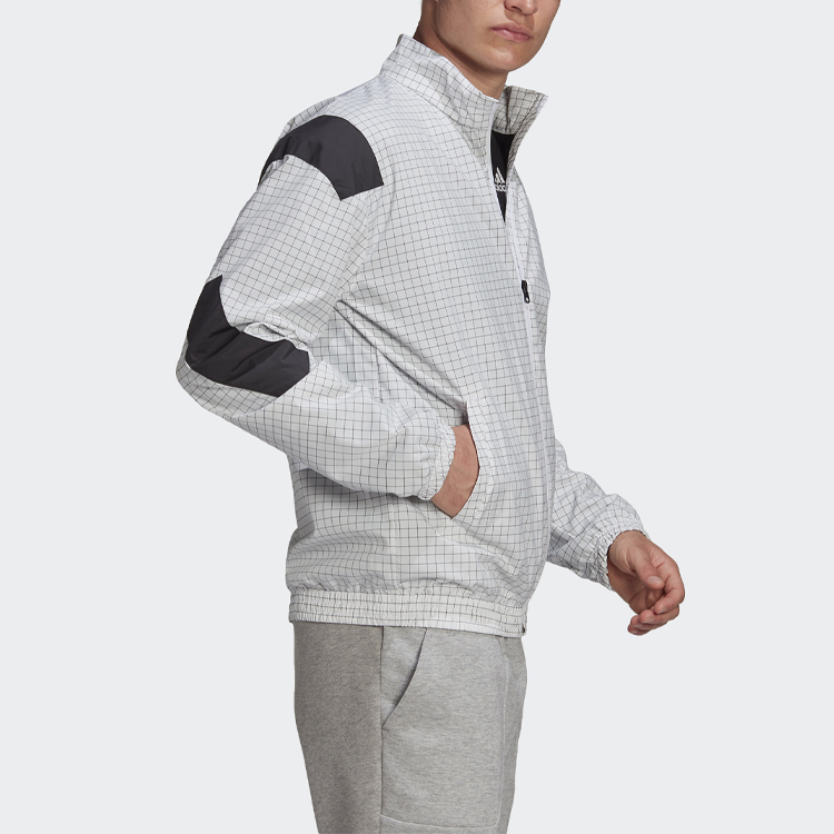 Мужская куртка adidas (белая) — фото 4