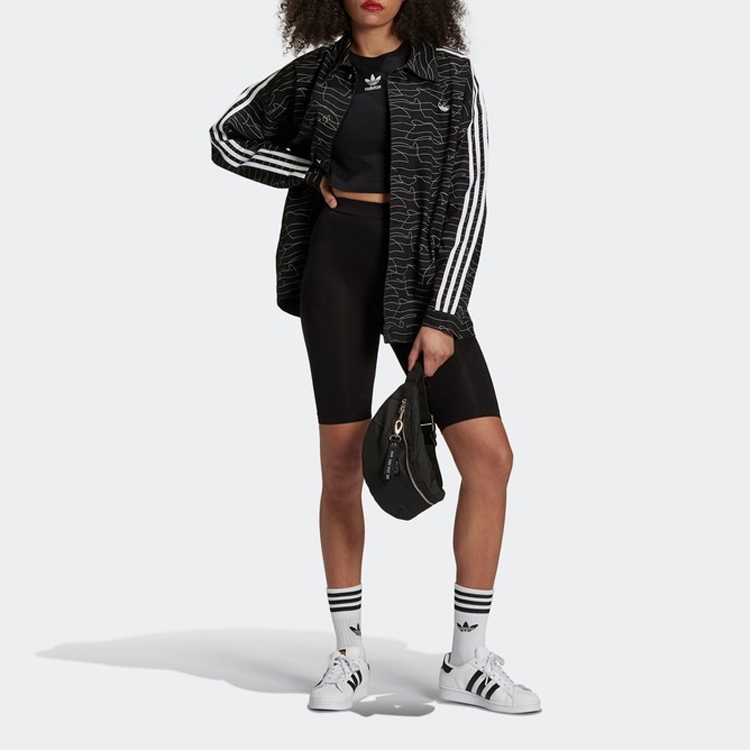 Женская куртка adidas Originals (черная) — фото 4
