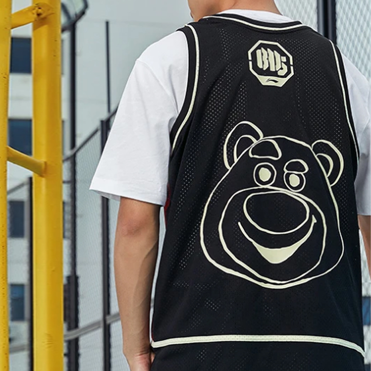Li Ning Basketball Jersey Unisex Black