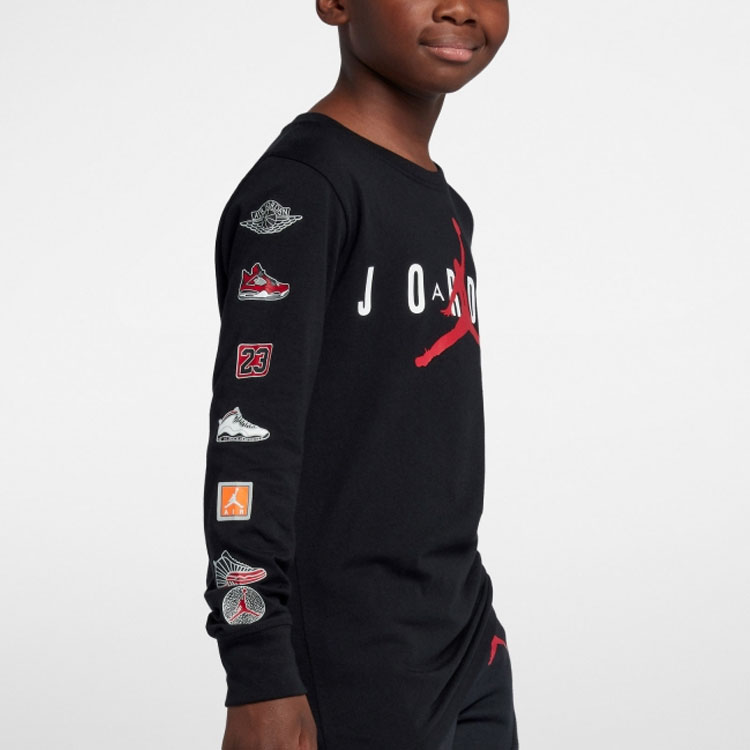 Футболка Jordan JordanT Logo (черная детская) — фото 5