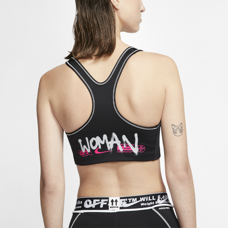 Спортивный топ Nike x OFF-WHITE Dri-FIT (черный) — фото 5