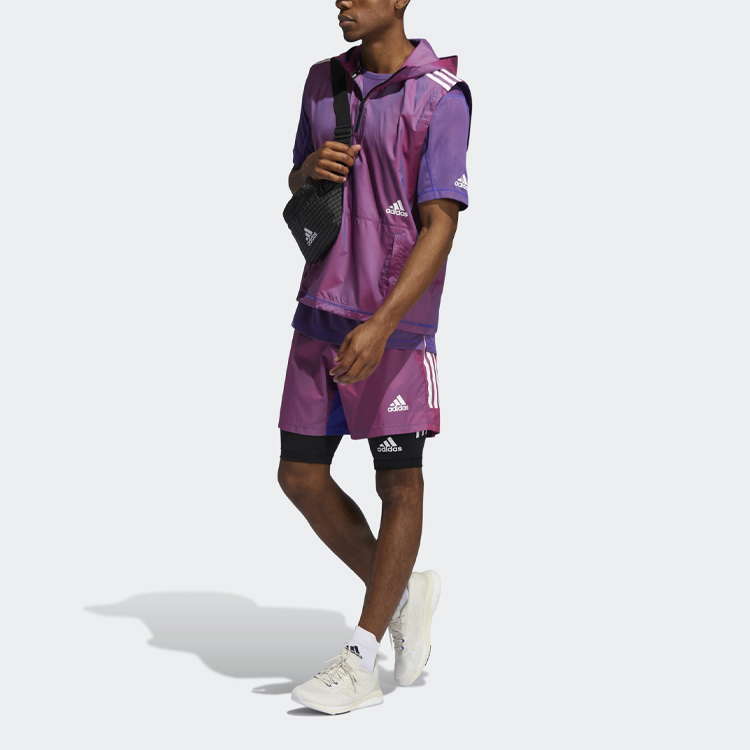 Мужские шорты adidas Primeblue Short (металлический светло-алый) — фото 5