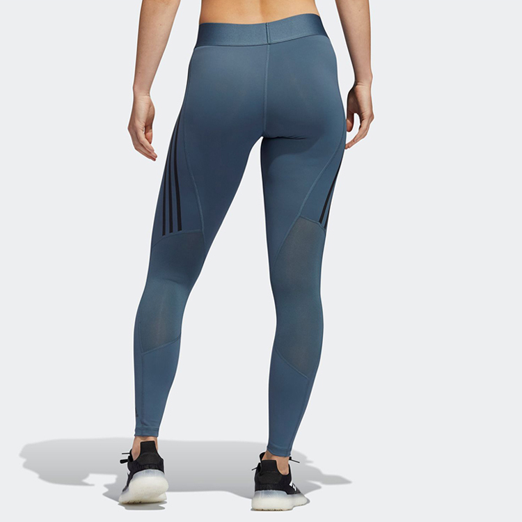 Женские штаны adidas High-Waist Tights (синие) — фото 6