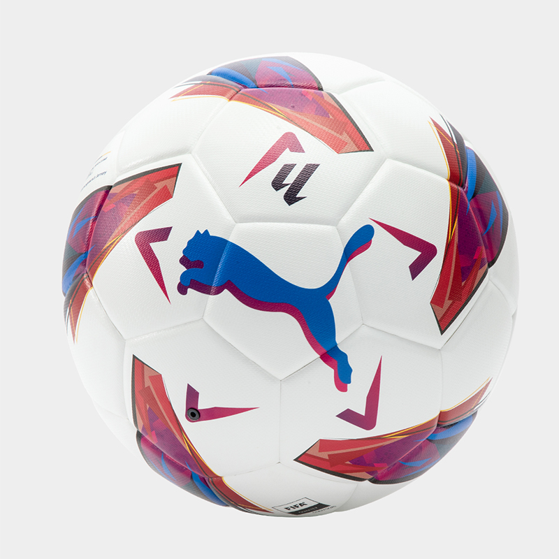 PUMA Size 5 Soccer Ball Machine Stitched Soccer Ball Unisex White Multicolor