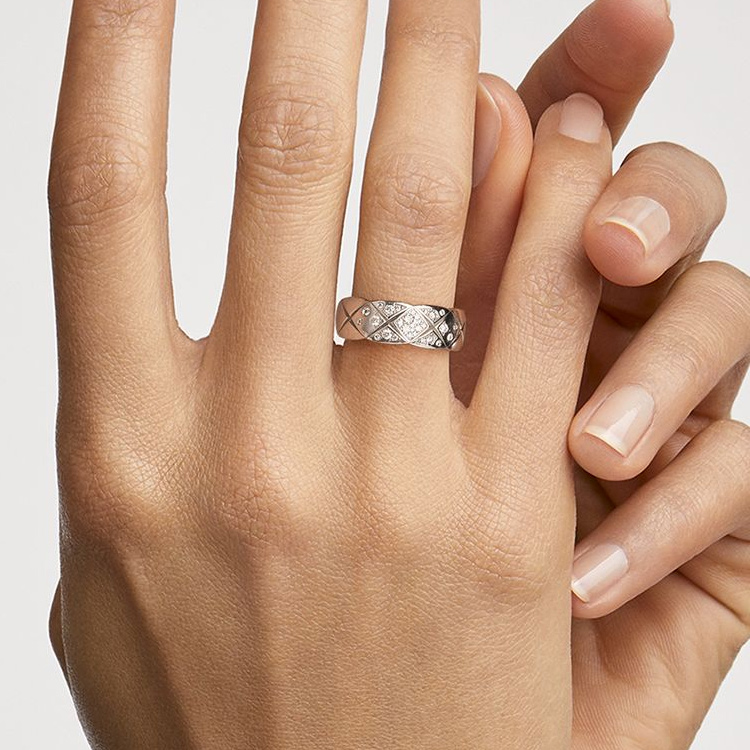 Кольцо Chanel CoCo Crush (серебряное) — фото 4