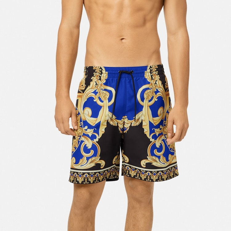 VERSACE Le Pop Classique Print Swim Trunks