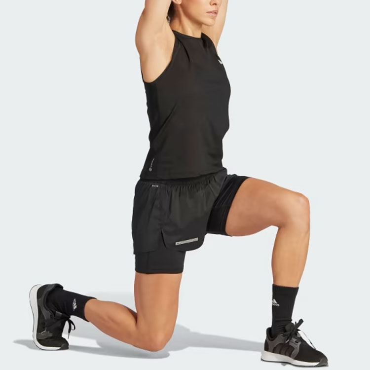 Adidas Free Shipping With AdiClub Ultimate Two in One Shorts