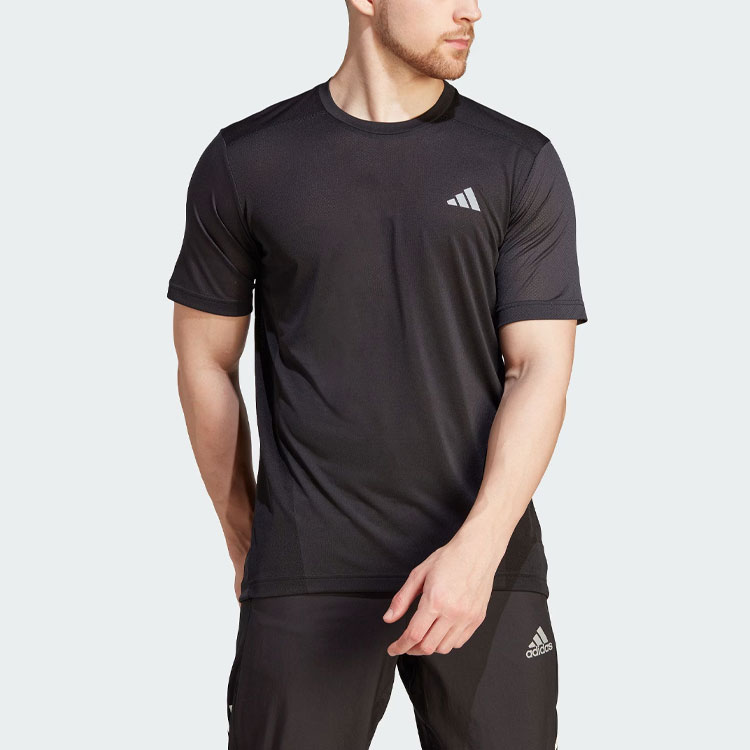 Adidas Running T Shirt Men’s Black
