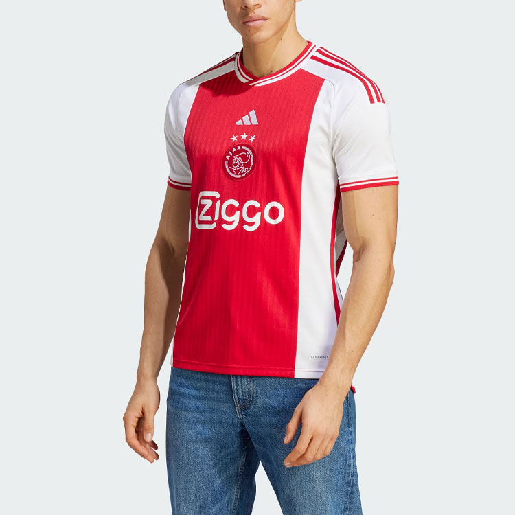 Adidas Ajax Amsterdam Soccer Jerseys Men’s Dark Red Moderate Straight Fit