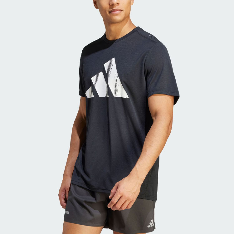 Adidas BRAND LOVE Running T Shirt Men’s Black