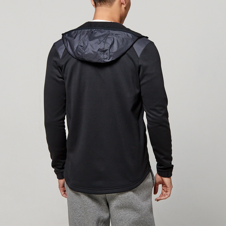 Мужская куртка Nike Zip Jacket (черная) — фото 7