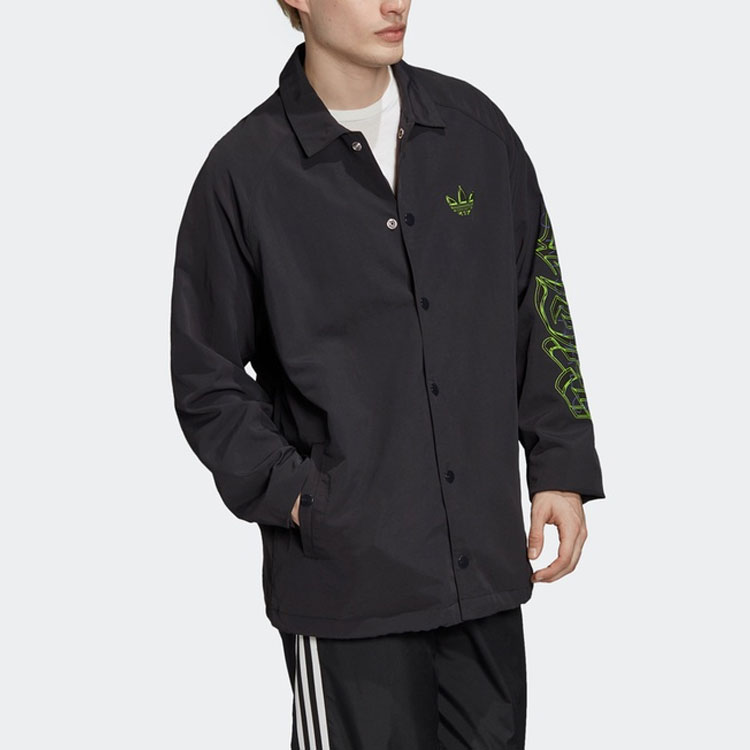 Мужская куртка adidas originals (черная) — фото 3