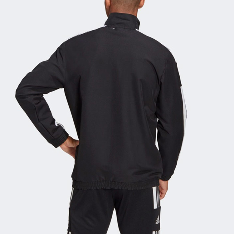 Мужская куртка adidas Sq21 Pre Jkt (черная) — фото 2