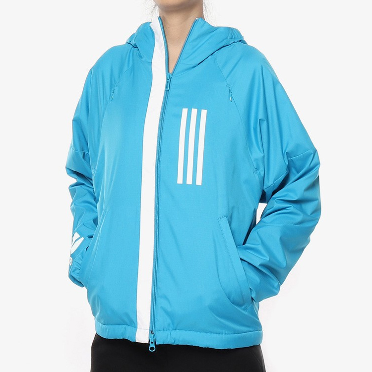 Женская куртка adidas (синяя) — фото 4