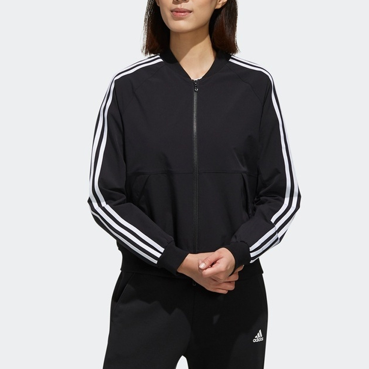 Женская куртка adidas (черная) — фото 4