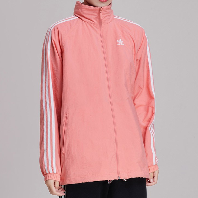 Женская куртка adidas originals (розовая) — фото 4