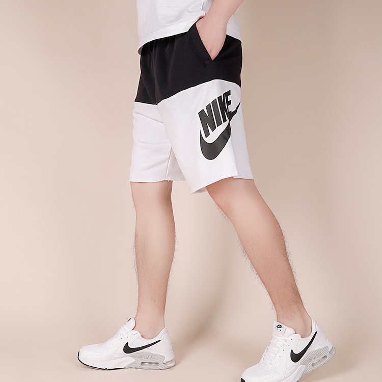 Мужские шорты Nike (черно-белые) — фото 4