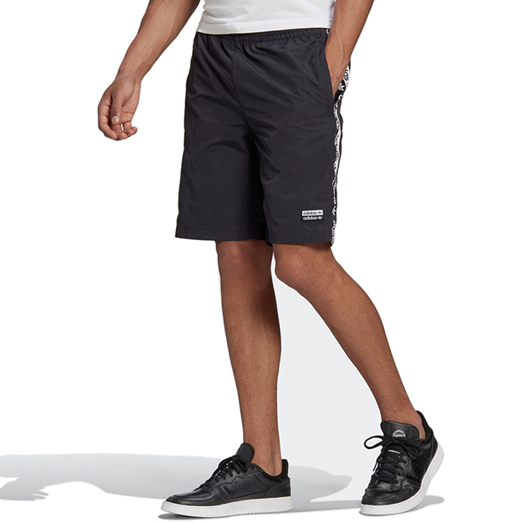 Мужские adidas originals TAPE WV SHORT (черные) — фото 3