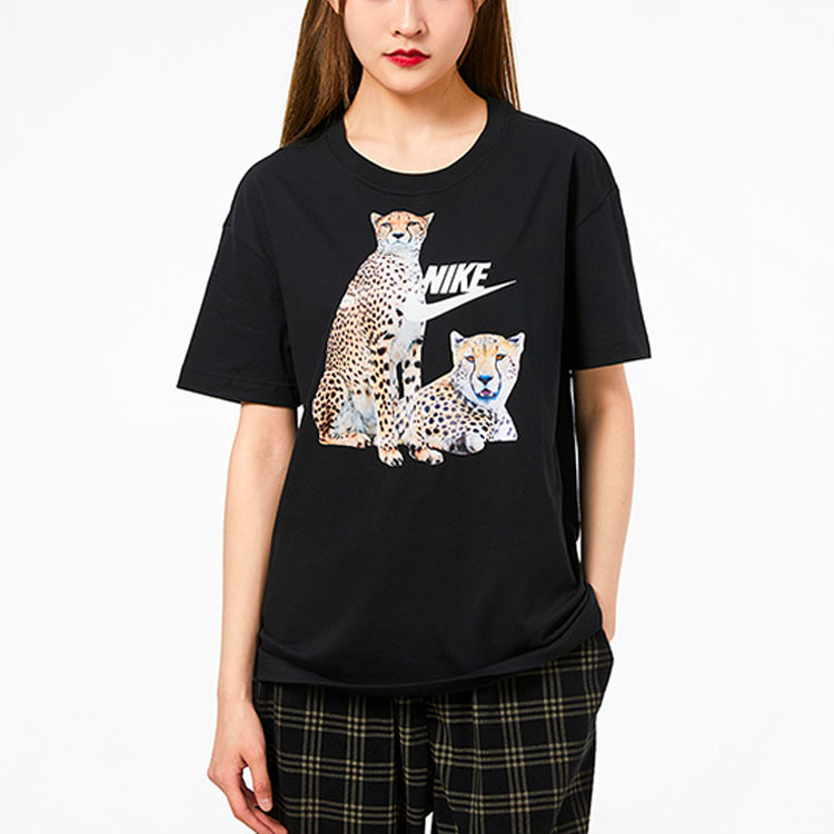 Женская футболка Nike T (черная) — фото 3