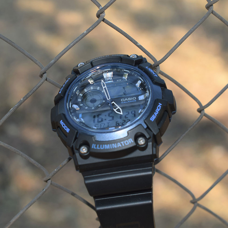 Мужские часы Casio Youth (серые) — фото 4