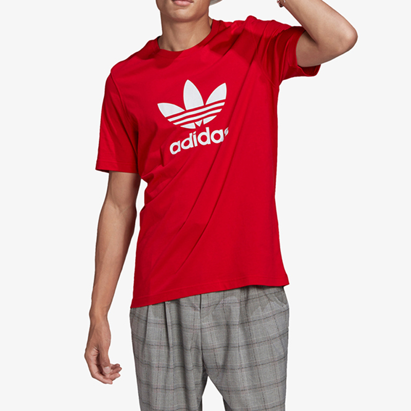 Мужская футболка adidas originals (красная) — фото 3