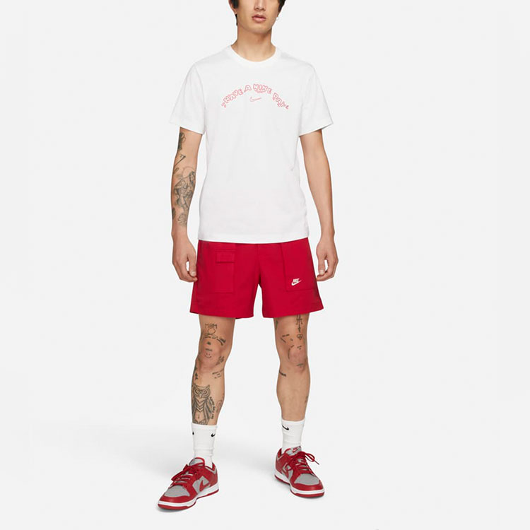 Мужская футболка Nike Sportswear (белая) — фото 3