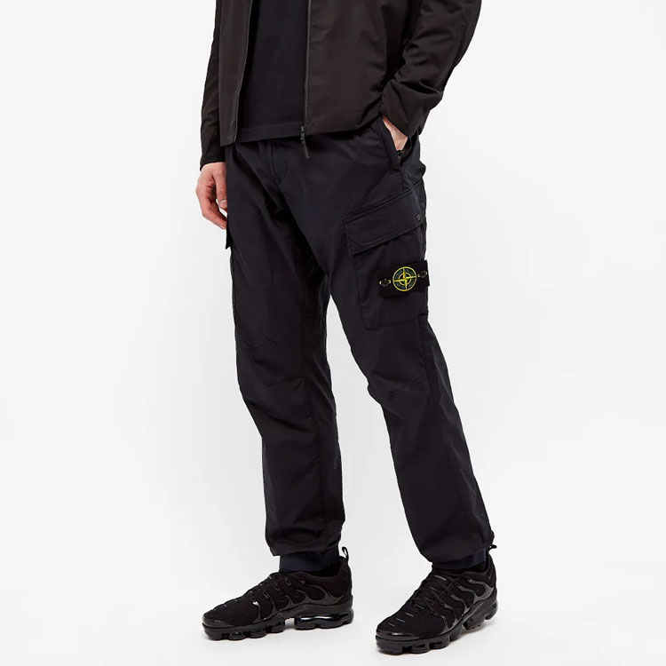 Мужские штаны STONE ISLAND (темно-синие) — фото 2