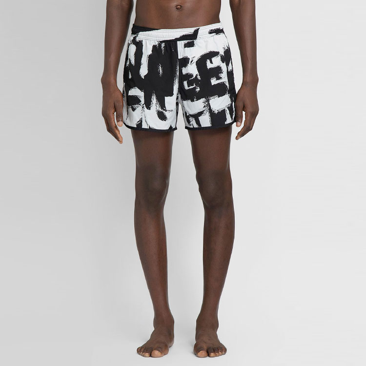 Мужские шорты Alexander McQueen (черные) — фото 3