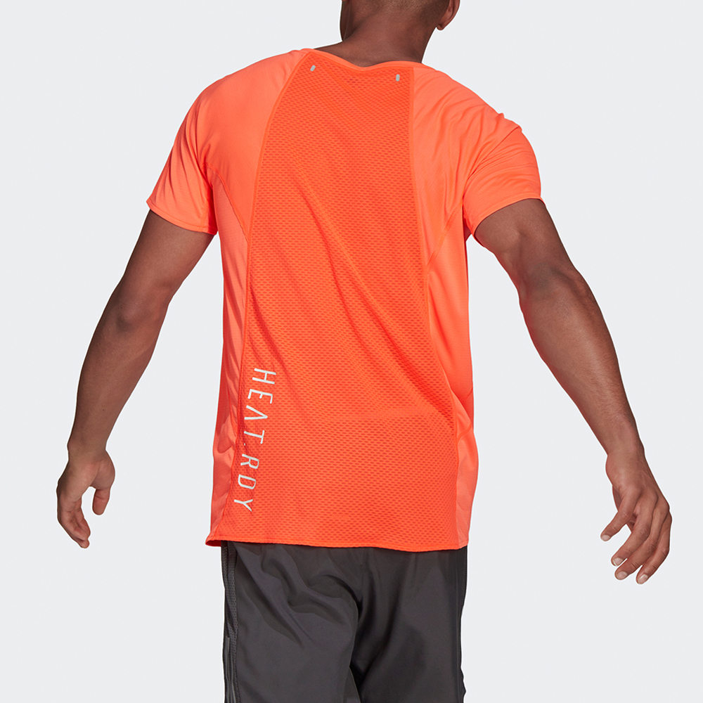Adidas Running T Shirt Men’s Fluorescent Red