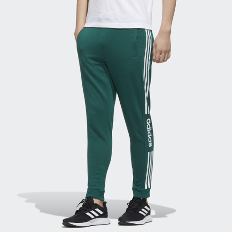 Мужские штаны adidas neo (зеленый) — фото 4