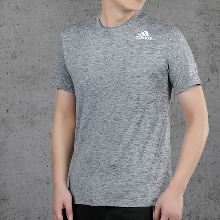 Мужская футболка adidas (серый) — фото 3