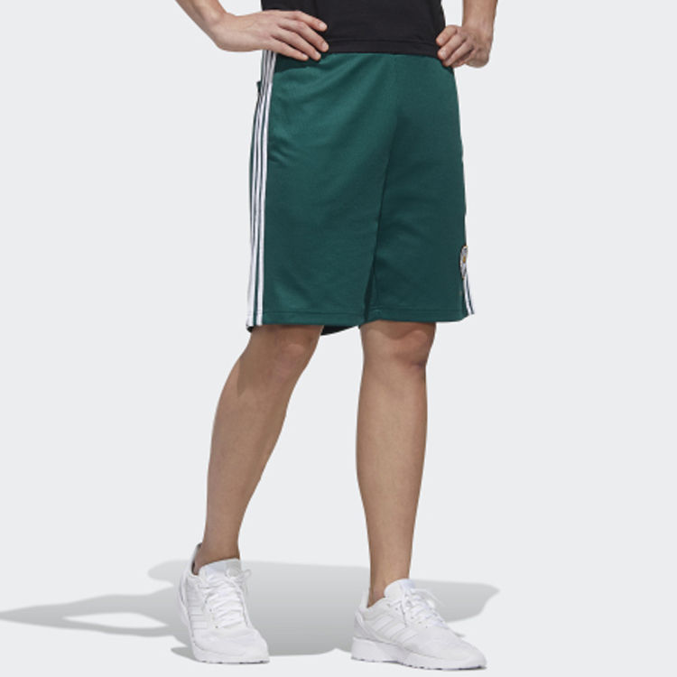 Мужские шорты adidas neo (зеленые) — фото 5