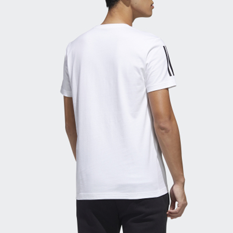 Мужская футболка adidas neo tee12020T (белый) — фото 3