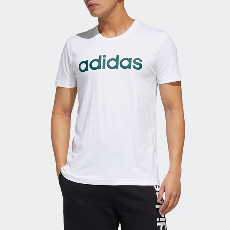 Мужская футболка adidas neo SS24 neo M ESNTL LG T 1T (белый) — фото 3
