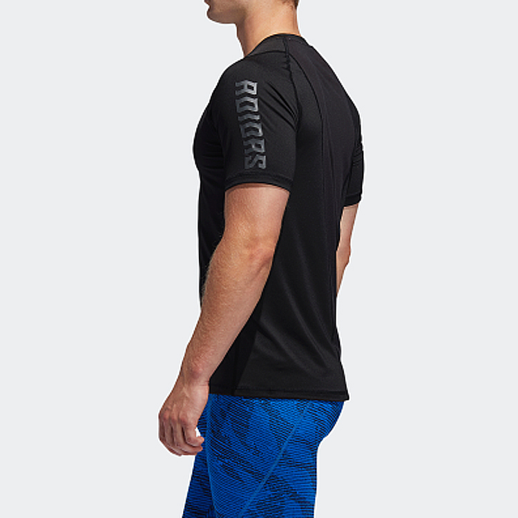 Мужская футболка adidas (черная) — фото 3