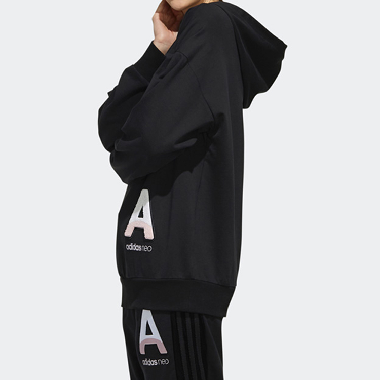 Женское худи adidas neo W Cs Sv Hdy (черное) — фото 6