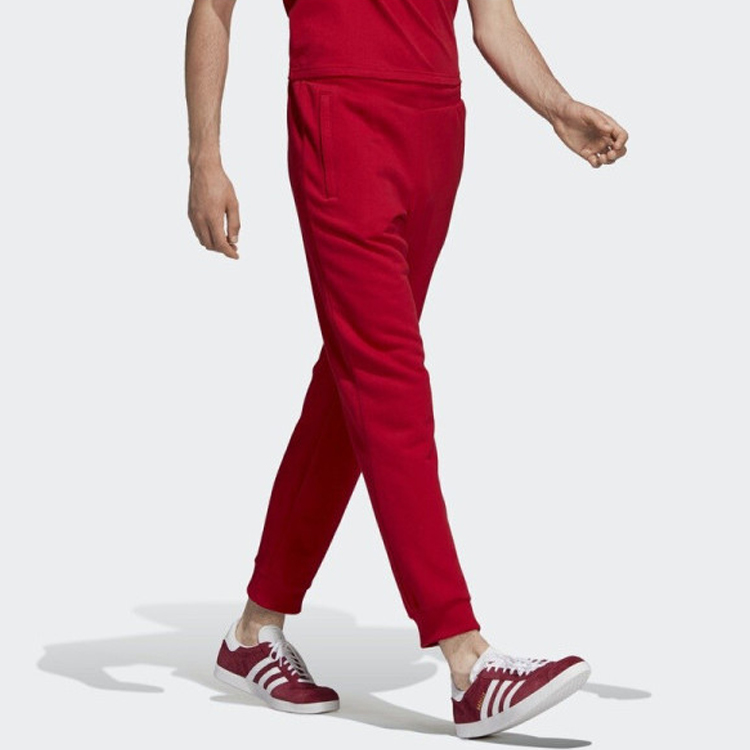 Мужские штаны adidas originals (красные) — фото 4