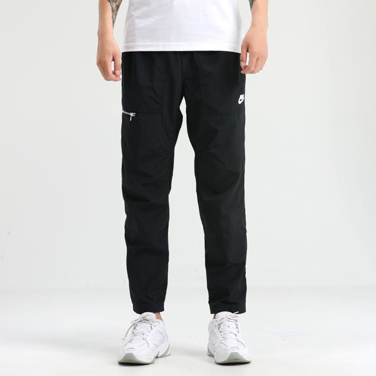 Мужские штаны Nike Sportswear Woven (черные) — фото 3