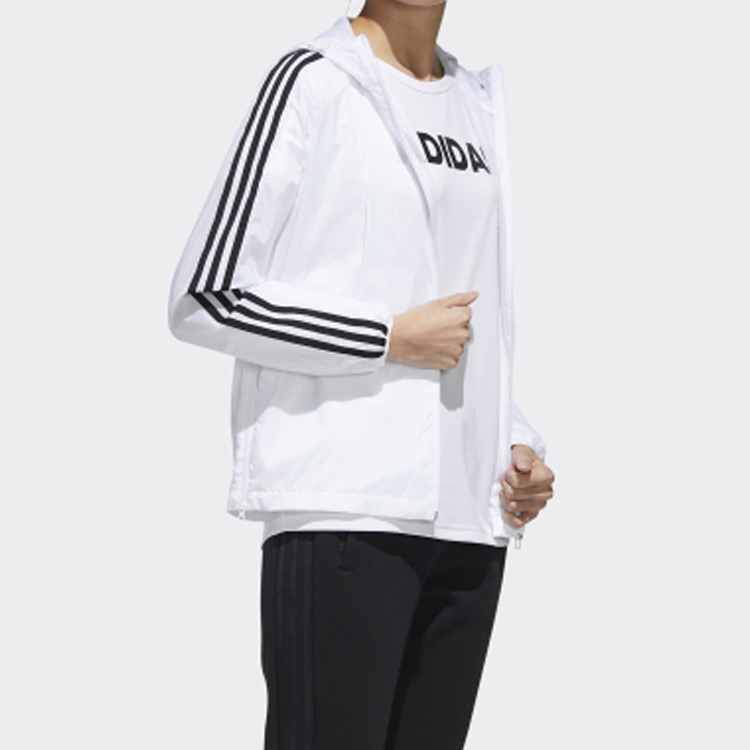 Женская куртка adidas MH FEM WB (белая) — фото 6