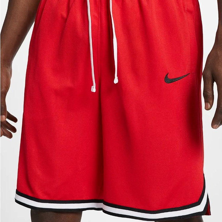 Nike Basketball Shorts Men’s Red Moderate Straight Fit Pants