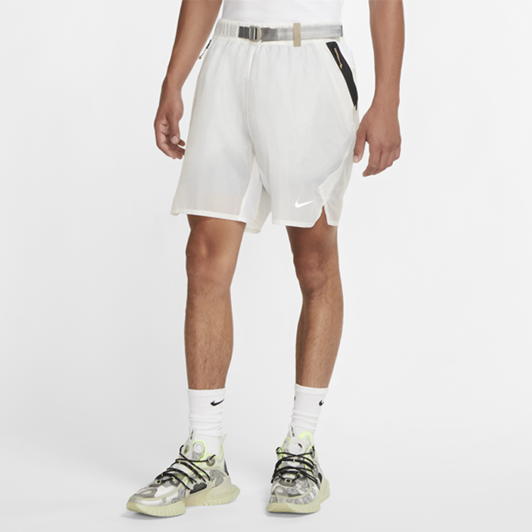 Мужские shorts Nike ISPA (белые) — фото 5