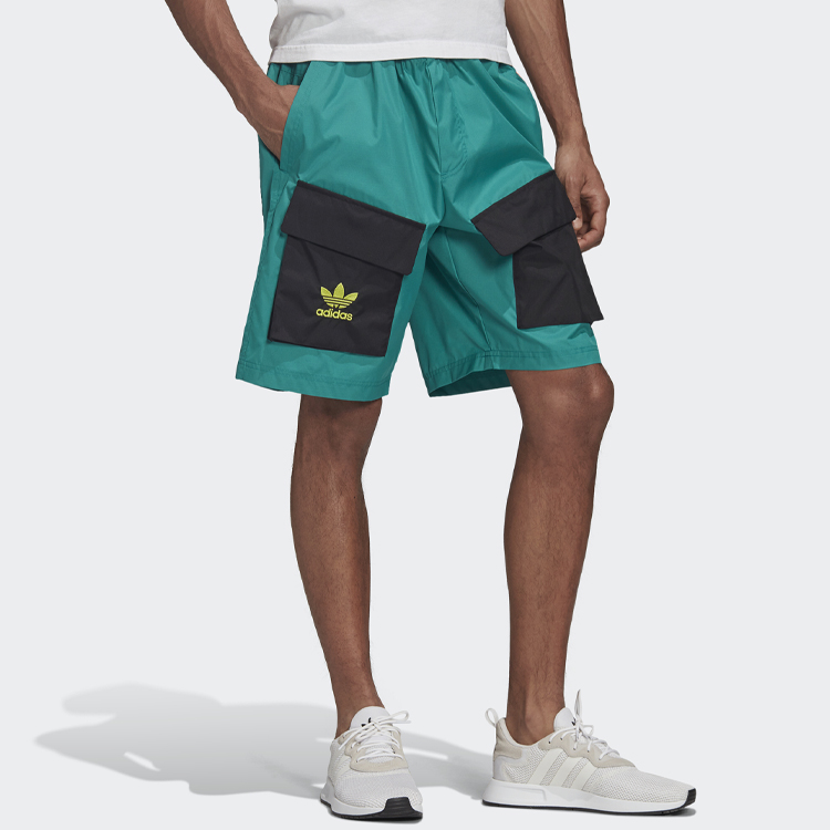 Мужские штаны adidas originals (зеленые) — фото 4