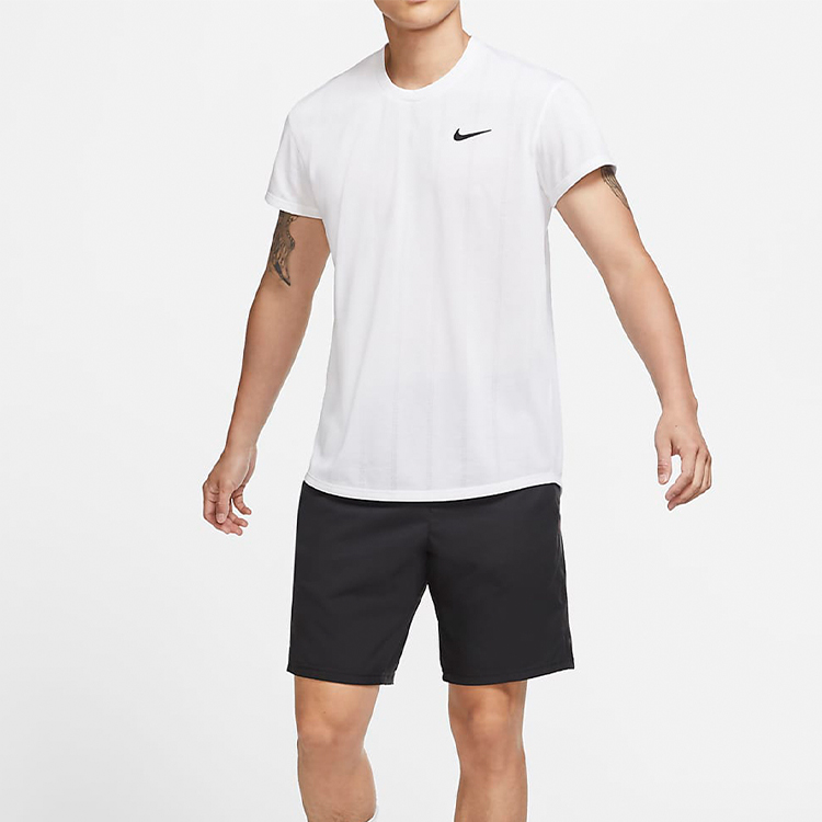 Мужские штаны Nike COURT DRI-FIT 9" (черные) — фото 4