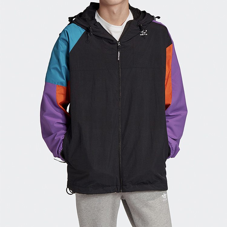 Мужская куртка adidas originals (черная) — фото 4